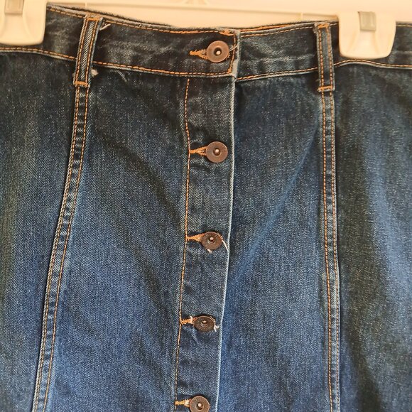 Forever 21- Mini Jean Skirt- Size 26 - Picture 4 of 6